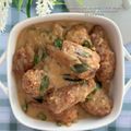 Cooksnap Sesimple Loralin semasa beliau membuat Ayam telur masin.