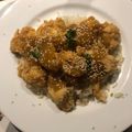 El cooksnap de Roxana Galante cuando hizo Pollo frito a la naranja. Receta oriental 🍜.