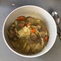 Garrett Groszko's cooksnap of when they made Potato and Leek Soup.