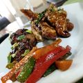 El cooksnap de Catalina Paz Lecaros cuando hizo Pollo coreano.
