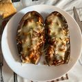 El cooksnap de Eduardo Bustos cuando hizo Berenjenas rellenas.