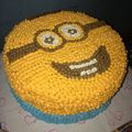 Cooksnap dari nadirohhumairoh untuk resep Birthday Cake thema Minion