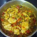 El cooksnap de Eduardo cuando hizo Solomillo de pavo con pisto.