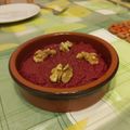 Matthew Lay's cooksnap of when they made Beetroot dip.