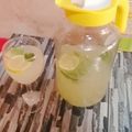 صورة من ❤❤ام رزان ❤❤، شاركها بعد تجربة وصفة 🍋عصير الليمون المنعش بنكهة مبشور الليمون و النعناع🌿