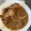 El cooksnap de Juana maria Coll marti cuando hizo Muslitos de pollo en salsa con setas portobello.