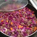 Sarah Leonhardt's cooksnap of when they made Red/Purple cabbage with beef.