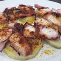El cooksnap de Laura AO cuando hizo Pulpo a la gallega.