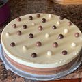 El cooksnap de Sara Piñeiro cuando hizo Tarta de tres chocolates con Thermomix.
