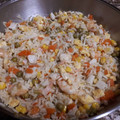 El cooksnap de Rose cuando hizo Arroz tres delicias especial.