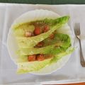 El cooksnap de Anthony Gourmet cuando hizo Ensalada César.