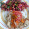 El cooksnap de Dominguez alejandra cuando hizo Pescado al horno con verduras (anti colesterol).