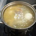El cooksnap de Tonysantos cuando hizo Caldo de huesos y verduras.