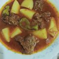 Noor Ul Ann's cooksnap of when they made Aloo gosht.