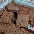 El cooksnap de Marcela Mendevil cuando hizo Brownie fácil.