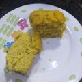 El cooksnap de Natalia Frick cuando hizo Budín DE BAGAZO DE COCO Y NARANJA, sin azúcar ni harina 😁🍞🍊.