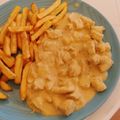 El cooksnap de Gloria López Monzón cuando hizo Pechuga de pollo en salsa de almendras.