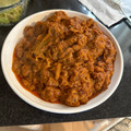 El cooksnap de sonia gomez corrales cuando hizo Magro de cerdo con tomate en Monsieur Cuisine.