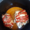 El cooksnap de Katherine Subiaut cuando hizo Lomo de cerdo relleno de pimientos.