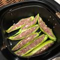 รูป Cooksnap ของ Phiranut Thipchanta เมื่อเขาทำ พริกหนุ่มยัดไส้หมู (หม้อทอดไร้น้ำมัน)