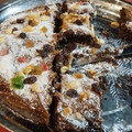 El cooksnap de Rosana Freddi cuando hizo Brownie sin tacc.