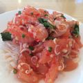 รูป Cooksnap ของ parny เมื่อเขาทำ ยำแซลมอน