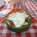 El cooksnap de Belén González cuando hizo Zapallitos rellenos de carne y arroz.