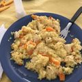El cooksnap de Natalia Bravo cuando hizo Arroz Amarillo con Vegetales 🥕🌶.