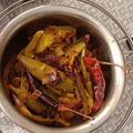 Madhuri का कुकस्नैप जब उन्होंने छुकी हुई हरी मिर्च (chuki hui hari mirch recipe in Hindi) बनाया था।