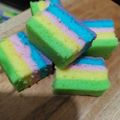 Cooksnap dari aleekasmommy untuk resep Rainbow cake kukus ny.Liem