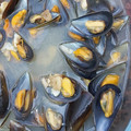 El cooksnap de Ari Rodriguez cuando hizo Mejillones al ajillo.