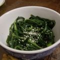 Cooksnap dari Aurora W untuk resep Side Dish: Sigeumchi Namul / Lalapan Bayam ala Hanamasa