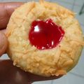 Cooksnap dari Widi Yantie untuk resep Blueberry  Thumbprint Cookies with Cheese  Crispy