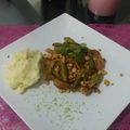 El cooksnap de Cesar Ladino cuando hizo Pechuga de Pollo Estilo Oriental con Puré de Papas.