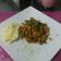 El cooksnap de Cesar Ladino cuando hizo Pechuga de Pollo Estilo Oriental con Puré de Papas.