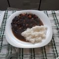 El cooksnap de Patricia cuando hizo Feijoada.