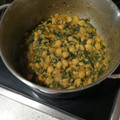 El cooksnap de Magalia cuando hizo Garbanzos con espinacas.