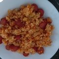 istvánné dudás Cooksnap-ja, amikor elkészítette a(z) Rizses virsli receptet.