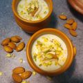 Geeta Panchbhai का कुकस्नैप जब उन्होंने बादाम फिरनी (Badam Phirni recipe in Hindi) बनाया था।