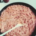 El cooksnap de Kira Frost cuando hizo Espaguetti rojo :).