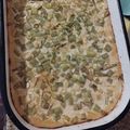 El cooksnap de Miriam Buffa cuando hizo Mini Fainá Con Cebolla De Verdeo.