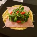 El cooksnap de Ana Valle Clemente cuando hizo Crepe de tortilla con gambas y brócoli.