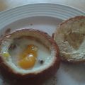 sue's cooksnap of when they made breakfast bread bowls.