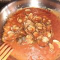 El cooksnap de SuperDesyLaChef cuando hizo Almejas a la marinera.
