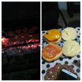 El cooksnap de Mario H. Davi cuando hizo Hamburguesas caseras con cheddar, panceta y cebolla caramelizada.