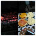 El cooksnap de Mario H. Davi cuando hizo Hamburguesas caseras con cheddar, panceta y cebolla caramelizada.
