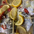 Cooksnap Nani semasa beliau membuat Siakap Steam Lemon.