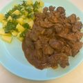 anita Cooksnap-ja, amikor elkészítette a(z) Resztelt csirkemáj, főtt petrezselymes burgonyával receptet.