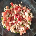 El cooksnap de Catlos cuando hizo Ensalada de alubias rojas con trampó.