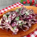 Erni Apriana's cooksnap of when they made Cilantro Lime Red Cabbage Slaw.